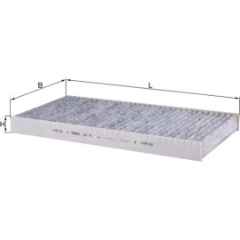 MAHLE Filter, Innenraumluft LAK 78