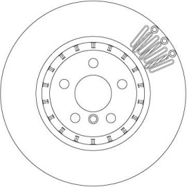 TRW Bremsscheibe DF6892S TRW Bremsscheibe DF6892S