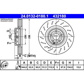 Bremsscheibe 24.0132-0180.1