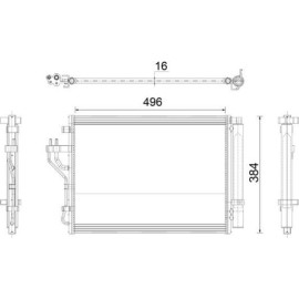 Kondensator, Klimaanlage AC 43 000P