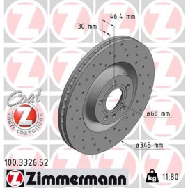 12 481 043 Sport Bremsscheibe VA Sport 100.3326.52 12 481 043 Sport Bremsscheibe VA Sport 100.3326.52