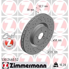 Bremsscheibe VA Sport 530.2460.52 Bremsscheibe VA Sport 530.2460.52