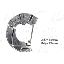 Bremsankerblech V R 55503