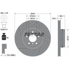 Bremsscheibe Bmw T. 1/2/3/4 10-Gelocht 92265225 Bremsscheibe Bmw T. 1/2/3/4 10-Gelocht 92265225