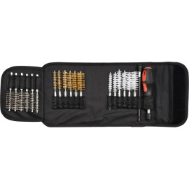 Rund-B÷rsten-Sortiment 20-Tlg. Nylon-Stahl-Messing YT-08195