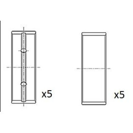 FAI AutoParts Kurbelwellenlager BM1058-STD