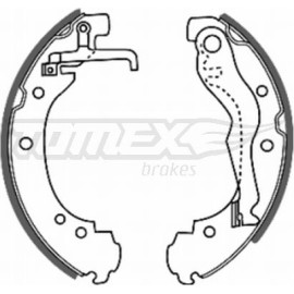 TOMEX brakes Bremsbackensatz TX 20-47
