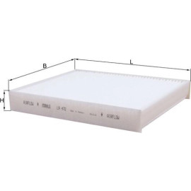 MAHLE Filter, Innenraumluft LA 472
