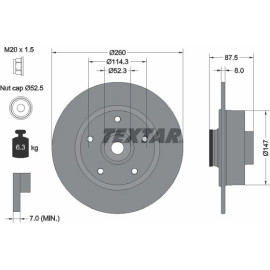 Bremsscheibe 92295203 Bremsscheibe 92295203