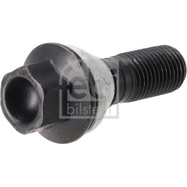 febi bilstein 32292 Radschraube M14 x 1,5 – Kegelbund, Länge unter Kopf 32 mm, Gewindelänge 20 mm, Gesamtlänge 58 mm, Außen-Ø 28 mm, SW 17, Klasse 8.8, Corrolube, für Leichtmetallfelgen / für Stahlfelgen – OE 36 13 6 781 153