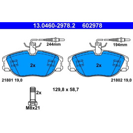 ATE Bremsbeläge 13.0460-2978.2