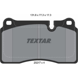 Bremsbelagsatz Land Rover P. Range Rover 05-09 2021701