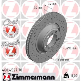 ZIMMERMANN Bremsscheibe 460.4527.70 ZIMMERMANN Bremsscheibe 460.4527.70