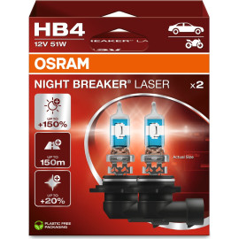 OSRAM HB4 12V 51W P22d NIGHT BREAKER LASER +150% Lichtv