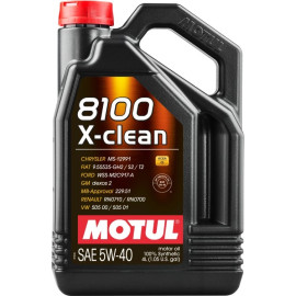 Motul 8100 X-Clean Motoröl 5W-40 C3 4 Liter 104720
