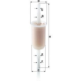Mann & Hummel Kraftstofffilter PKW WK 32
