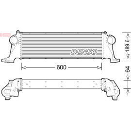 DENSO Druckluftkühler DIT12004