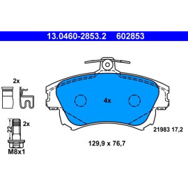 Bremsbelagsatz Volvo P. S40/V40 1,6-2,0 95-04 13.0460-2853.2