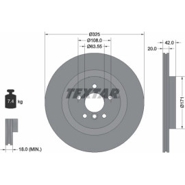 Bremsscheibe 92318105