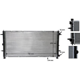Kühler, Motorkühlung CR 398 000S