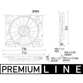 MAHLE Lüfter, Motorkühlung CFF 549 000P