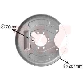 VAN WEZEL Spritzblech, Bremsscheibe 3225373