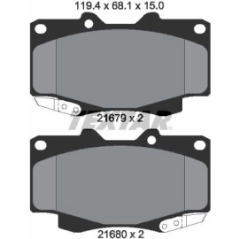 Bremsbelagsatz Toyota P. Hi-Lux 06 2168001