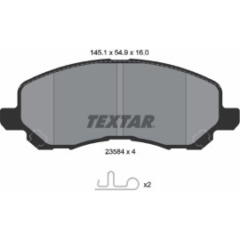Bremsbelagsatz Mitsubishi P. Galant 00-/Lancer 08-/Asx 10-/4008 12 2358401