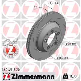Zimmermann Bremsscheibe 460.4518.20 Zimmermann Bremsscheibe 460.4518.20