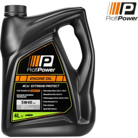 PROFIPOWER Motoröl 5W-40 C3 FIAT 9.55535-S2 Ford WSS-M2C917-A GM Dexos 2 MB 229.31 MB 229.51 Renault RN 0700 VW 502 00 / 505 00 4 Liter 5W40 PP C3 4
