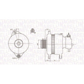 MAGNETI MARELLI Generator 063731900010