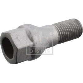 febi bilstein 21175 Radschraube M12 x 1,25 – Kegelbund, Länge unter Kopf 26 mm, Gewindelänge 18 mm, Gesamtlänge 47 mm, Außen-Ø 19 mm, SW 17, Klasse 8.8, zinklamellenbeschichtet, für Stahlfelgen – OE 5405.66