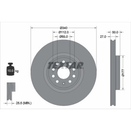 Bremsscheibe 92337405 Bremsscheibe 92337405