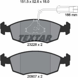 Bremsbelagsatz Fiat P. Palio 96 2322702