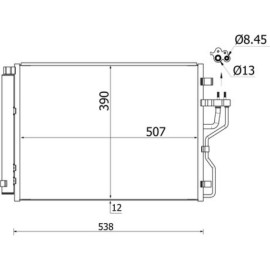 MAHLE Kondensator, Klimaanlage AC 768 000S