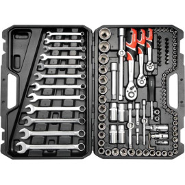 Steckschlüsselsatz Xl Typ2 1/2 + 3/8 + 1/4 111-Tlg YT-38831