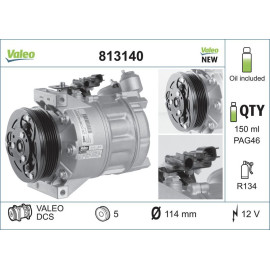 Kompressor, Klimaanlage 813140