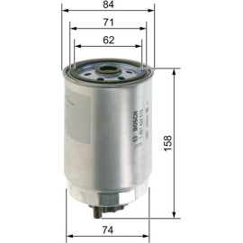 Bosch Kraftstofffilter 1457434510
