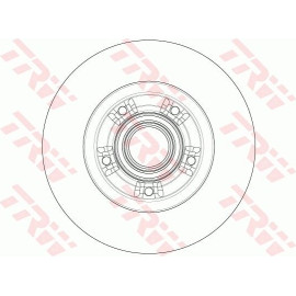 Bremsscheibe Renault T. Grand Scenic 09- Mit Lager DF6203BS Bremsscheibe Renault T. Grand Scenic 09- Mit Lager DF6203BS