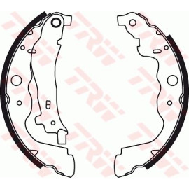 72 461 032 Bremsbacken GS8780
