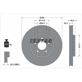 Bremsscheibe 92337103