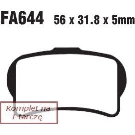 EBC Bremsklötze FA644TT