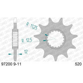 AFAM Ritzel 09 Zähne 97200-09