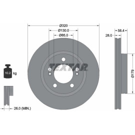 Bremsscheibe 92332803 Bremsscheibe 92332803