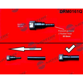 DR.MOTOR Schlauchverbinder, Kraftstoffschlauch DRM0161Q