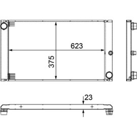 Kühler, Motorkühlung CR 1093 000P