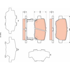 Bremsklötze HA GDB3512
