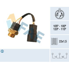 FAE Temperaturschalter, Kühlerlüfter 38220