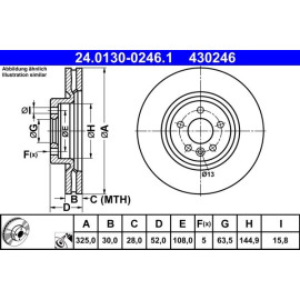 Bremsscheibe 24.0130-0246.1