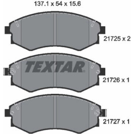 Bremsbelagsatz Ssangyong P. Musso/Rexton 2.0-3.2 96 2172502